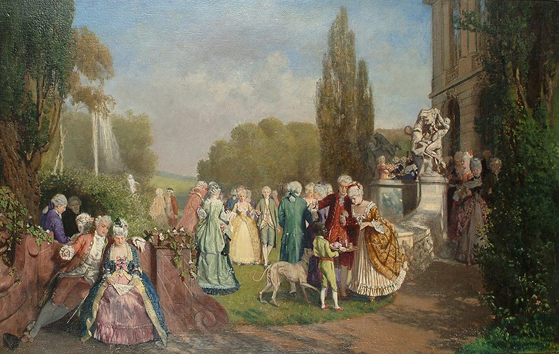 File:An elegant party in a garden.jpg