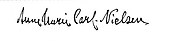 signature d'Anne Marie Carl-Nielsen