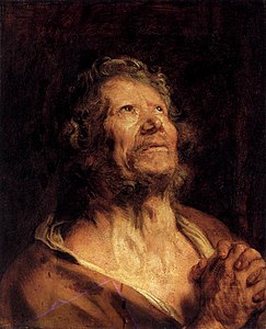 Apostol cu mâinile împreunate, de Anthony van Dyck, c.1620