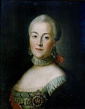 Grã-duquesa Ekaterina Alekseyevna (futura Catarina II)