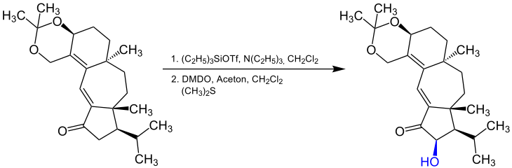 Anwendung der Rubottom-Oxidation in der Synthese von Guanakastepen A von Danishefsky