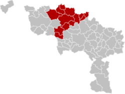 Arrondissement Ath Belgium Map.png