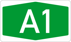 Autokinetodromos A1 broj.svg