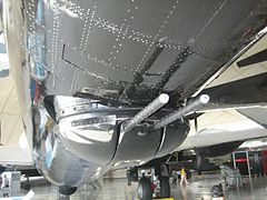 B-29 remote controlled aft ventral turret