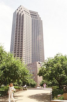 200 Public Square in Cleveland was formerly the headquarters of Standard Oil of Ohio and later BP America. BP Building.jpg