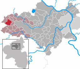 Läget för Baar i Landkreis Mayen-Koblenz