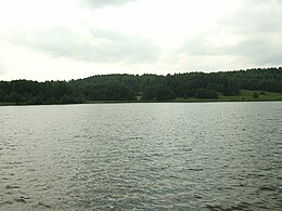 Babruko ežeras nuo Babriškių kaimo pusės