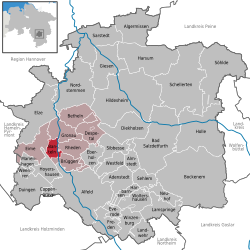 Banteln - Carte