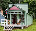 Barber shop at the Charlton Park Historic Village and Museum, Michigan