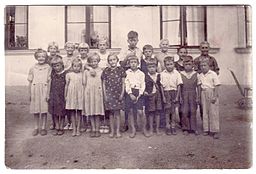Børn i Viktoriabyn 1938
