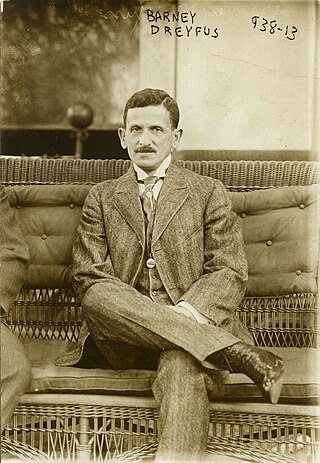 <span class="mw-page-title-main">Barney Dreyfuss</span> German-born American baseball executive and wner