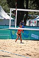 Deutsch: Beachvolleyball bei den Olympischen Jugendspielen 2018; Tag 8, 14. Oktober 2018; Mädchen, Achtelfinale – USA-Peru 2:0 (21–19/21–12) English: Beach volleyball at the 2018 Summer Youth Olympics at 14 October 2018 – Girls Round of 16 – USA-Peru 2:0 (21–19/21–12)