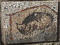 Mosaic on the wall of the zoo of Belgrade.