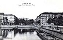 Der Kaiser-Franz-Grenadier-Platz im Jahr 1900, hinter dem Engelbecken