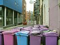 Bins in Preston Street, Liverpool