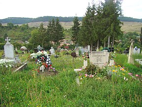 Cimitirul bisericii catolice din Leghia