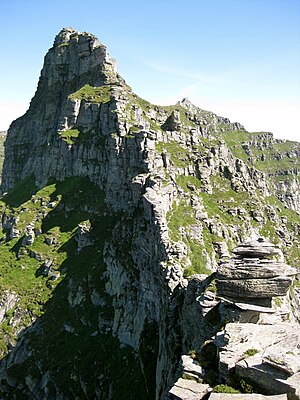 View of the Cima della Cengia delle Pecore