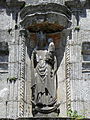 Église Notre-Dame de Bodilis, porche sud, Vierge à l'Enfant.