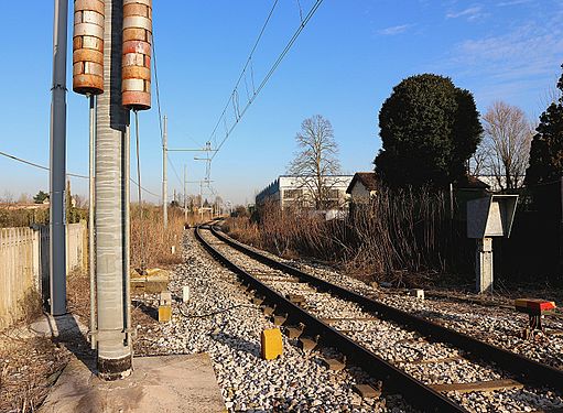 Bologna-Portomaggiore railroad (Emilia Romagna - Italy)