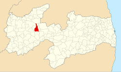 Localização de Condado na Paraíba