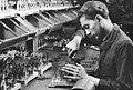 Französischer Mechaniker bei Siemens in Berlin, 1943