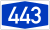 Bundesautobahn 443 number.svg