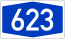 Bundesautobahn 623 number.svg