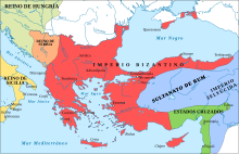 Anatolia y Levante antes de la cruzada, dominados casi totalmente por los turcos.