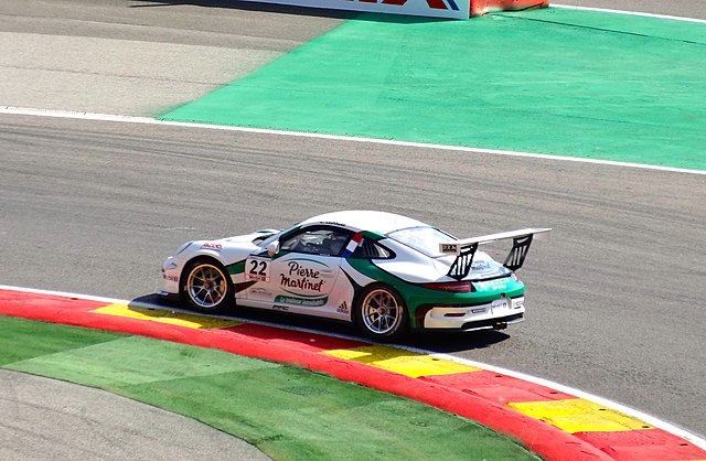 Côme Ledogar on Porsche Supercup, Spa Francochamps in 2015.