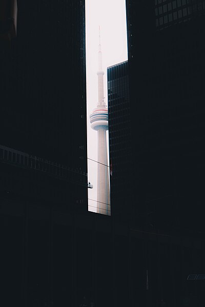 File:CN Tower between high-rises (Unsplash).jpg