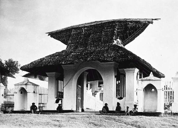 Gate of the palace of Ternate Sultanate.