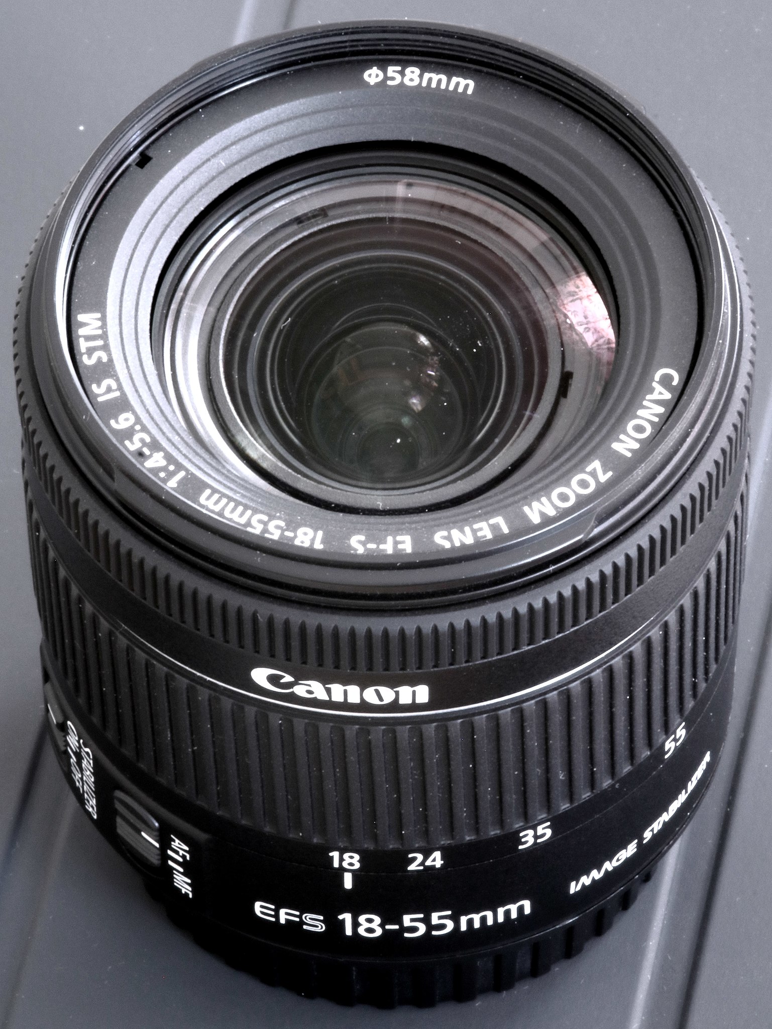 File:Canon EF-S 18-55mm F4-5.6 IS STM.jpg - Wikipedia
