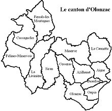 El cantó d'Olonzac