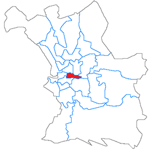 Locația Cantonului Marsilia-Le Camas