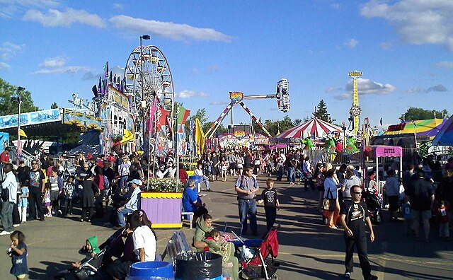 The midway at the 2010 K-Days