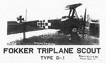 Captured Fokker Dr.I fighter at Coblenz Airfield Captured Third Army German Fokker Dr.I -.jpg