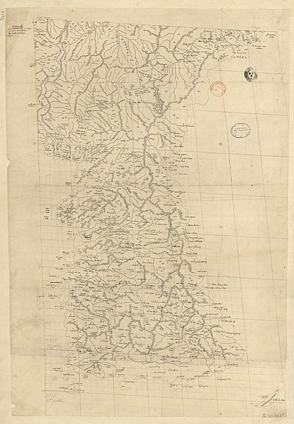 File:Carte huilée du royaume de Corée fournie aux jésuites par les chinois - btv1b59627255.jpg