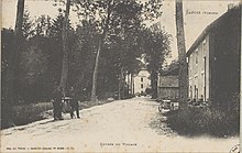 Entrée du village(carte postale ancienne Adolphe Weick).