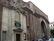 Castro Pretorio - Terme Diocleziano - sala ottagona da via Parigi 00883