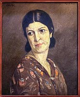 Woss y Gil. Autorretrato. Oil on canvas. Completed 1930.