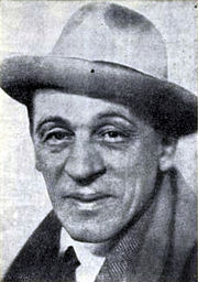 Blaise Cendrars.  Fotografie de Jindzhich Stirski.  O.K.  1931