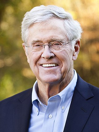 <span class="mw-page-title-main">Charles Koch</span> American billionaire and businessman
