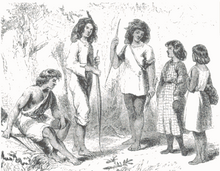 Members of the Chectco tribe in 1856 Chetco people.png
