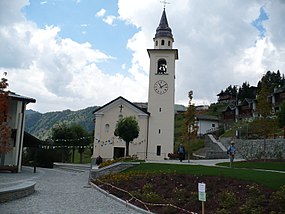 A igreja da cidadezinha