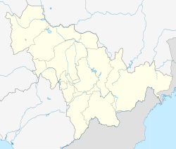 Дуньхуа. Карта розташування: Цзілінь