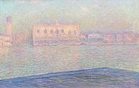 Ducal Palace seen from San Giorgio Maggiore Claude Monet Le Palais Ducal vu de Saint-Georges Majeur (W 1751).jpg