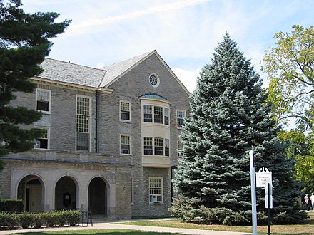 Clawson Hall was formerly part of the Western College campus and is now a dormitory at Miami University.