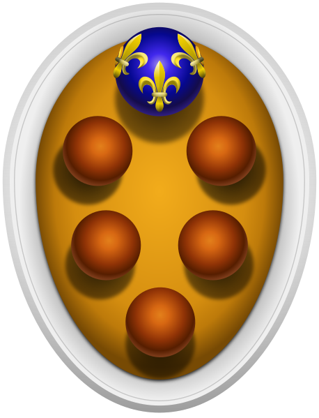 File:Coat of arms of the House Of Medici.svg