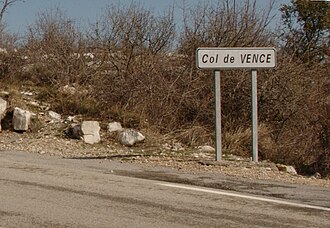 Col de Vence pass