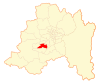 Platsen för Talagante -kommunen i Santiago Metropolitan Region